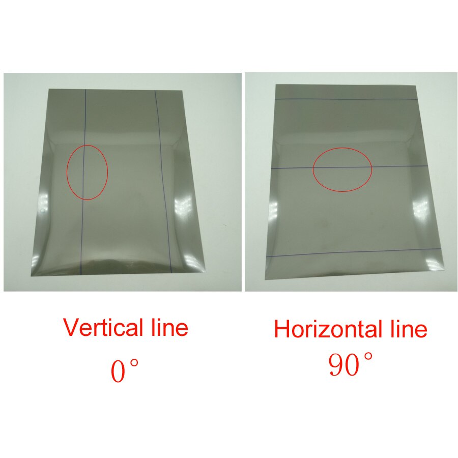 20 Stks/partij Lcd Back Polarisator Film Voor Huawei P Smart Honor 10 Lite Genieten 9S Bodem Polarisatie Gepolariseerde licht Film