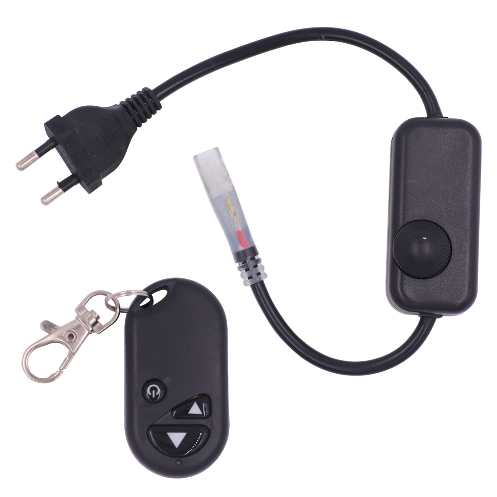 220V 110V Energie Schalter Dimmer Fernbedienung Schalt 720W Energie Kabel Für 5050 2835 5630 LED Streifen licht uns EU UK AU Energie Stecker