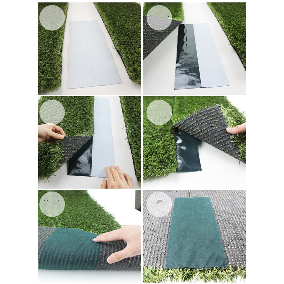 15*100Cm Grote Diy Kunstgras Voegwerk Zelfklevende Tape Kunstgras Turf Gazon Tapijt Naden Tape Groen home Decor