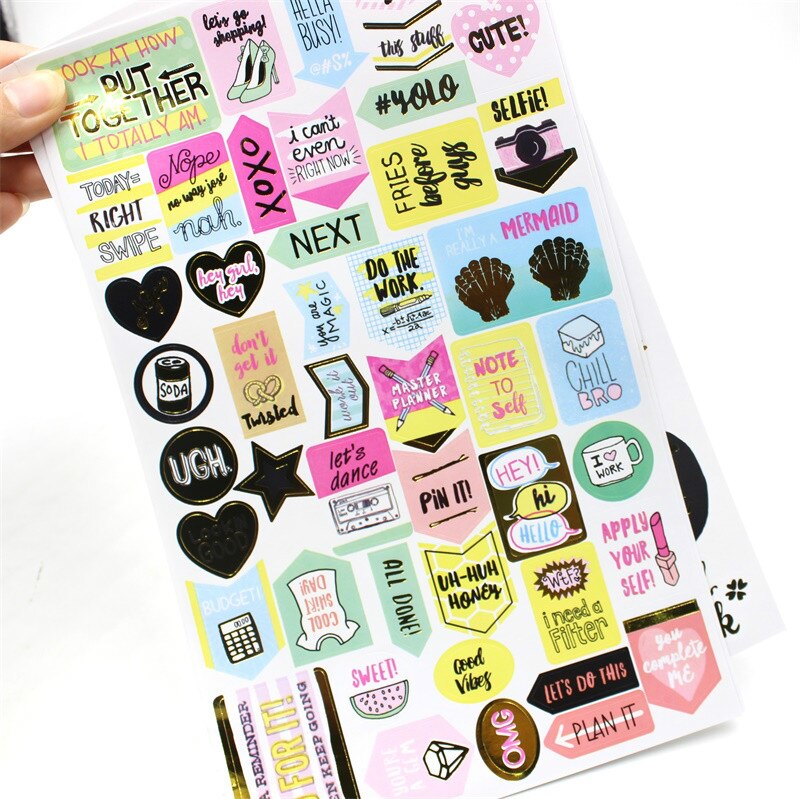 KSCRAFT Good Day Lovely Sticker set for Scrapbooking DIY Projects/Photo Album/Card Making Crafts