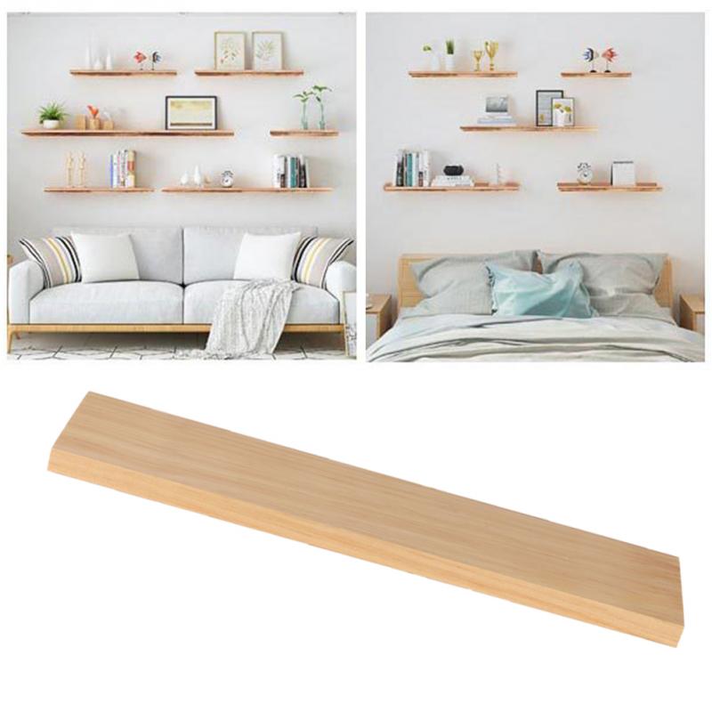 Supports d'étagère murale support décoratif maison Offic chambre salon salle de bain organisateur planche de bois support de rangement flottant