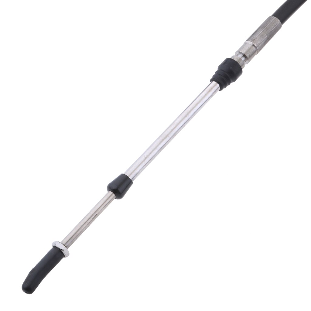 Cable de acelerador Universal para palanca de Control de Motor de barco marino, negro, 17 pies, 2 uds.