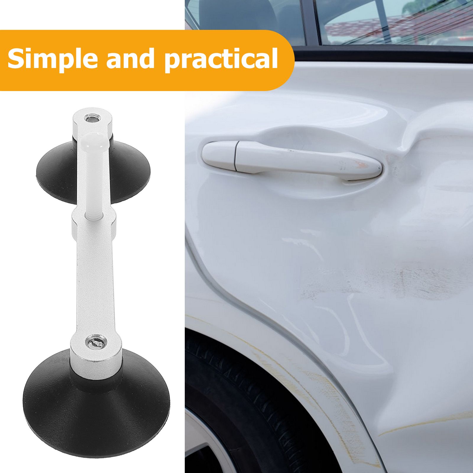 Glass Repair Tools Dent Puller Kit for Car Fridge Motorcycle Metal Surface Crack Remover Easy Durable Simple Versatile Tool