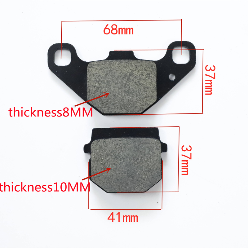 Motorradbremsen vorne hinten Scheibenbremsbeläge Schuhe für 50 cc 125 cc 150 cc 250 cc CBR CRF CTCT CBX Rolle Moped: Grün