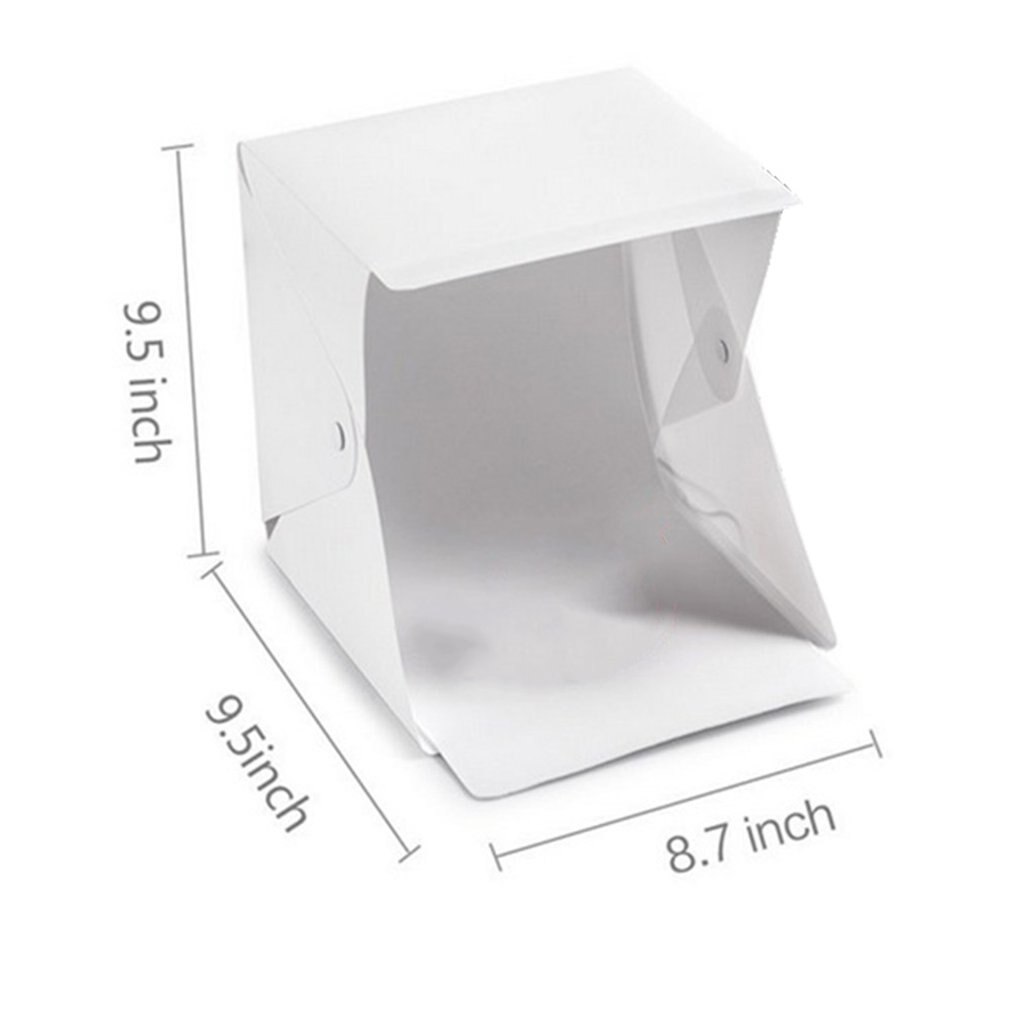 Mini Folding Lightbox Photography Photo Studio Softbox LED Light Soft Box Photo Background Kit Light box for DSLR Camera