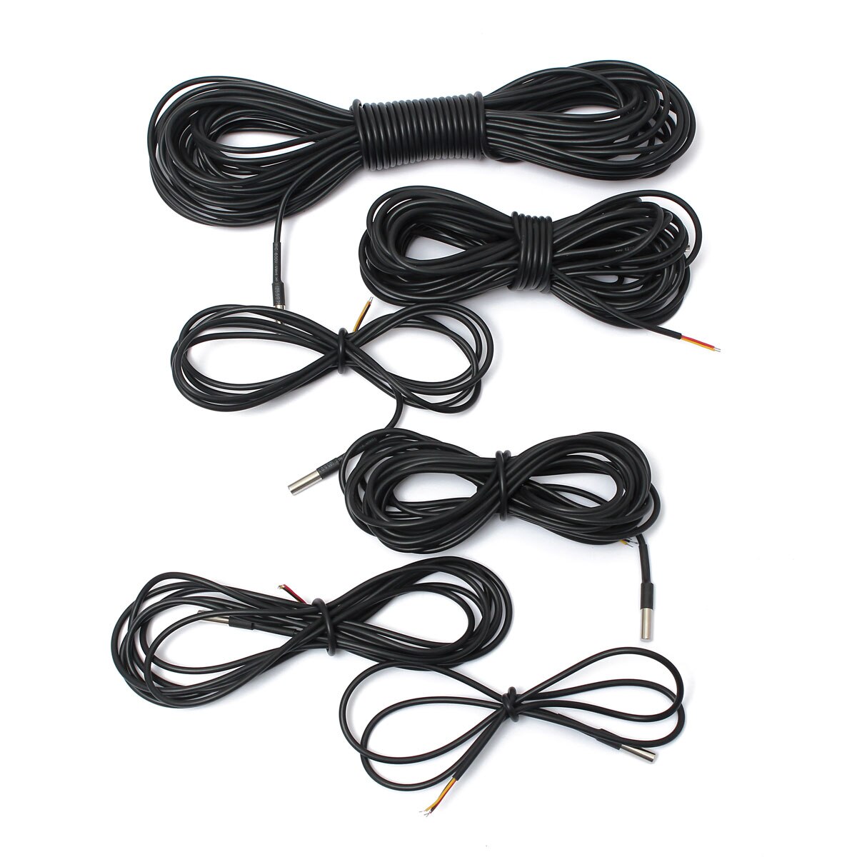 Autoleader 1-15M Water Temperature Temp Sensor Thermal Probe Thermometer DS18B20 3 wires