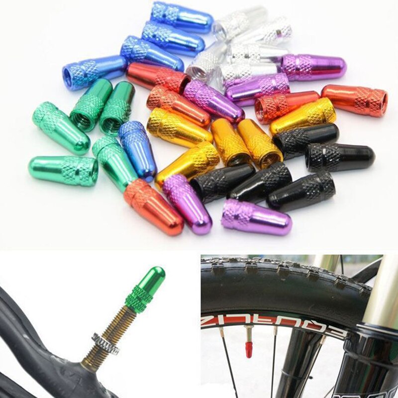 4Stck Fahrrad Ventil Kappe Aluminium Fahrrad Presta Ventil Kappe Hochdruck Spikes Reifen Ventil Staub Abdeckung MTB Fahrrad Fahrrad zubehör