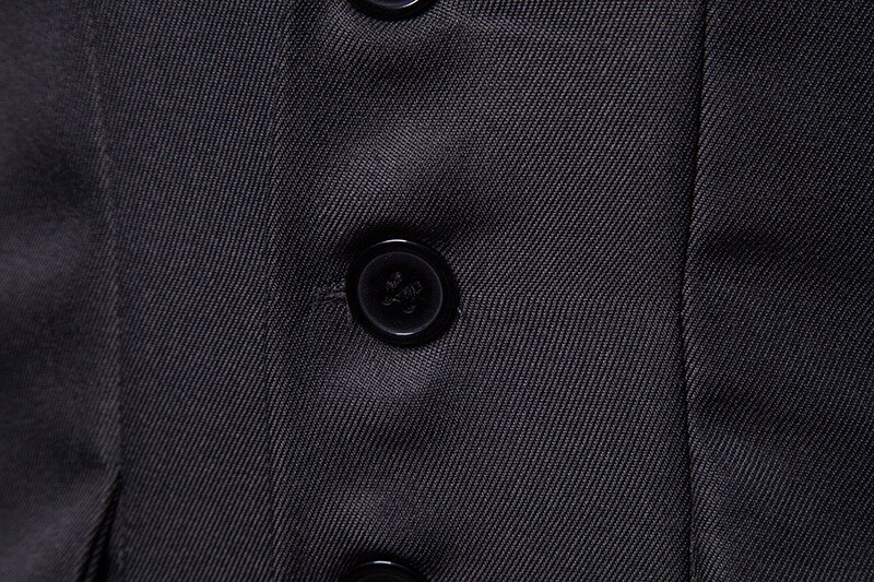 Gilet de costume blanc à simple boutonnage pour homme, gilet sans manches, gilet d'affaires pour homme, costume