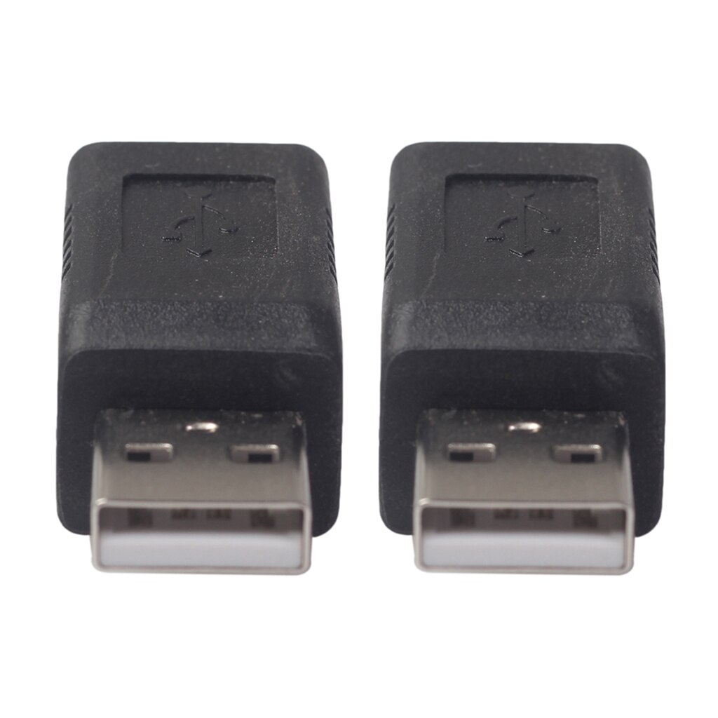 2Pcs USB Type A Male To USB Type B Female Printer Adapter Converter