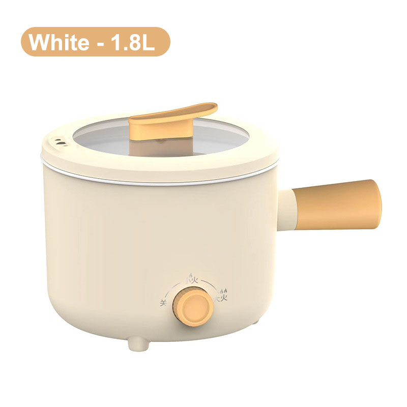 Multifunction Cooking pot 1.8L Rice cooker Non-stick pan Household Electric Skillet Hotpot noodles Egg boiler Food steamer 110V: Light Grey / 4-5L
