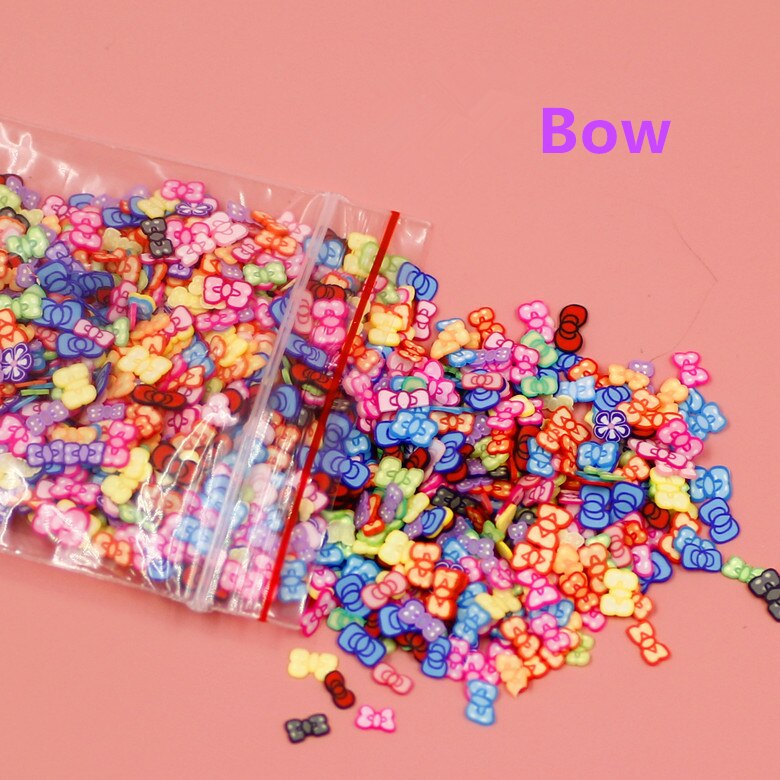 1 pakke nail art frugt blomster gør det selv negle mærkat kunst dekoration skyder klæbende vand decal manicure lak tilbehør p: Sløjfe