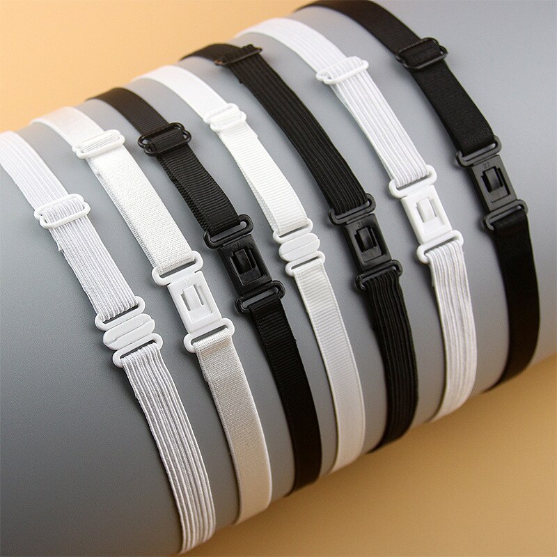 1PC Men Women Kids DIY Accessories Bow Tie Adjustable Polyester Belt With Clip Bowtie Black White Elastic Strap Extender Bands