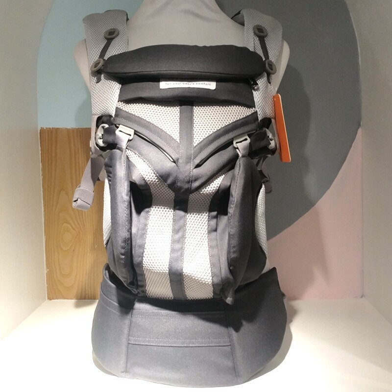 360 Adjustable At All Stages Ergonomic Baby Carrier Infant Hip Seat Carrier Sling Front Facing Backpacks for Baby Activity Gear: 6