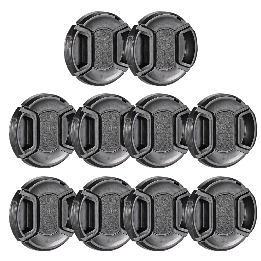 10pcs/lots 37/39/40.5/43/46/49/52/55/58/62/67/72/77/82mm center pinch Snap-on cap cover Lens Cap for canon/nikon Lens