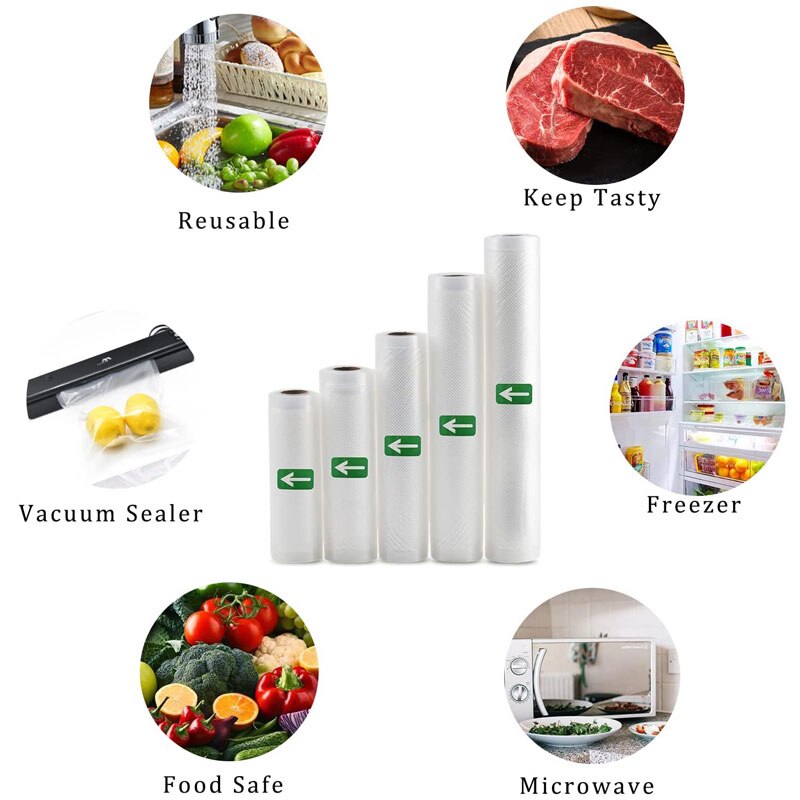 Vacuum Sealer Bags For Food Saver Seal A Meal Great For VAC Storage Meal Prep Or Sous Vide