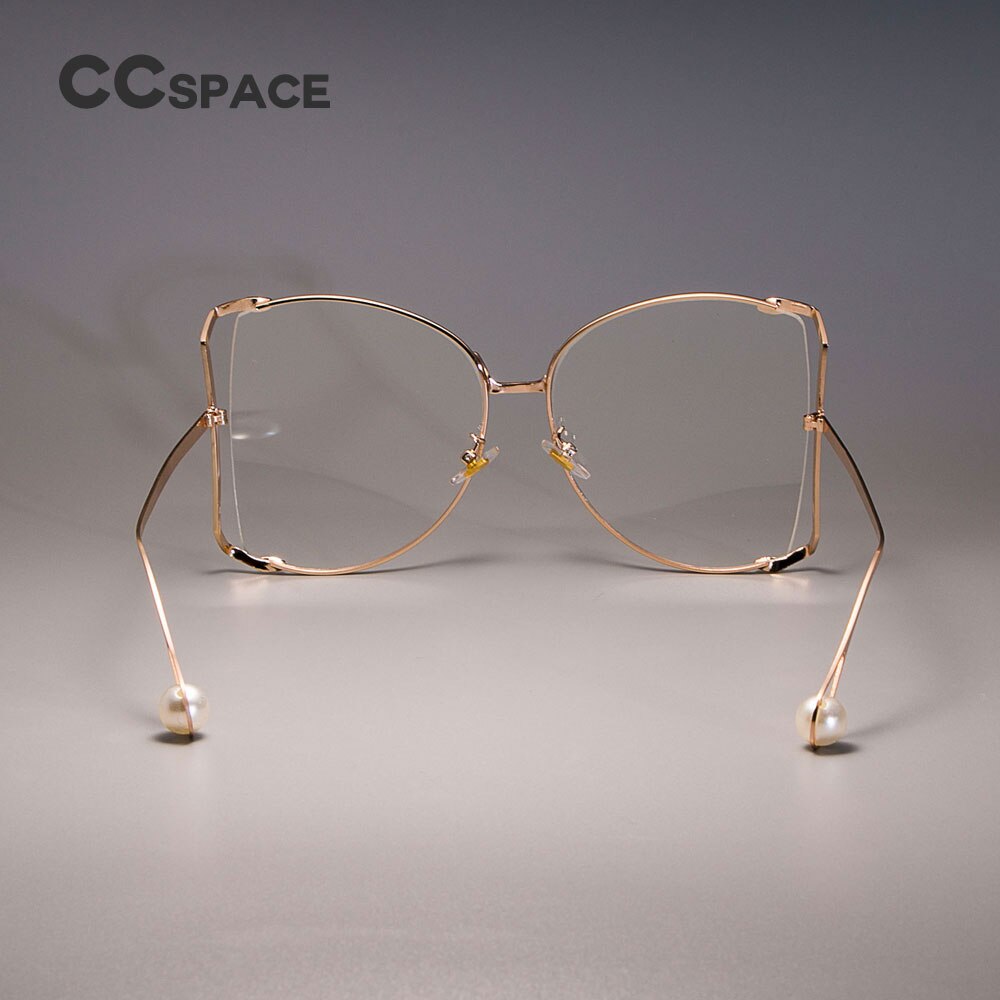 45476 Transparante Lens Suqare Brilmonturen Voor Vrouwen Metalen Gouden Frame Brillen Mode Brillen Computer Bril –