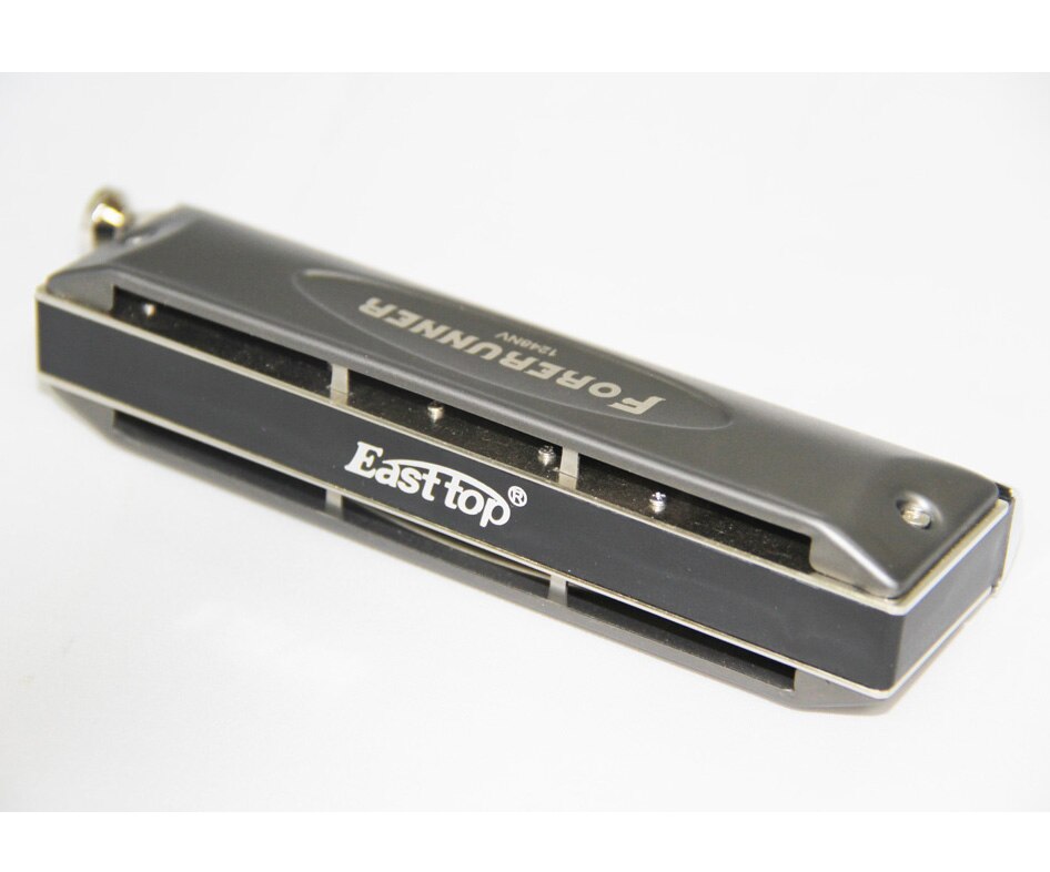 Harmonica Chromatique 12 Trous 48 Tons - Professionnel, Pour Adultes Et étudiants, Noir/doré/argenté, Son Clair