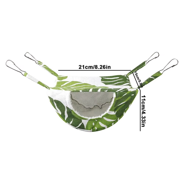 Jaula adecuada, hamaca para ratón escondite de conejillo de indias, cama de hurón, hamaca colgante, cama cálida para hurón, chinchilla: Rojo