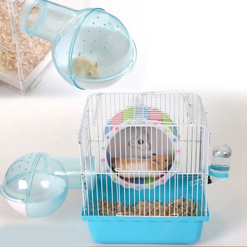Mini jaula redonda externa para Baño de mascotas, jaula de hámster, bolsas para mantener calientes las jaulas, bolsa de transporte de conejillo de indias, accesorios para chihuahuas y gatos