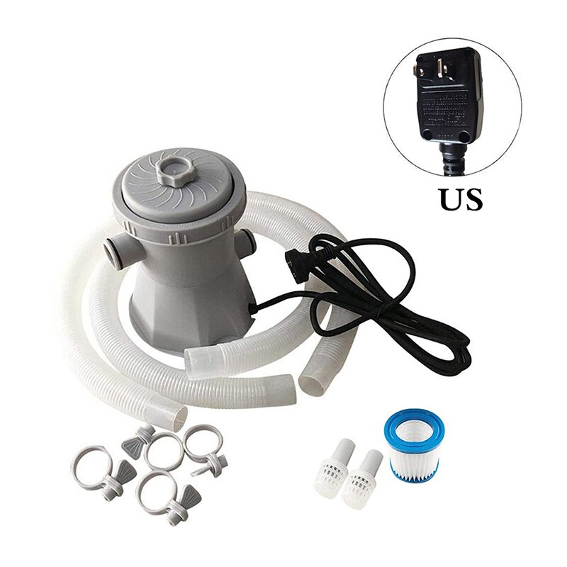 Electric Swimming Pool Filter Pump Durable And Reusable Practical Swimming Pool Filter Water Purifier Easy To Install