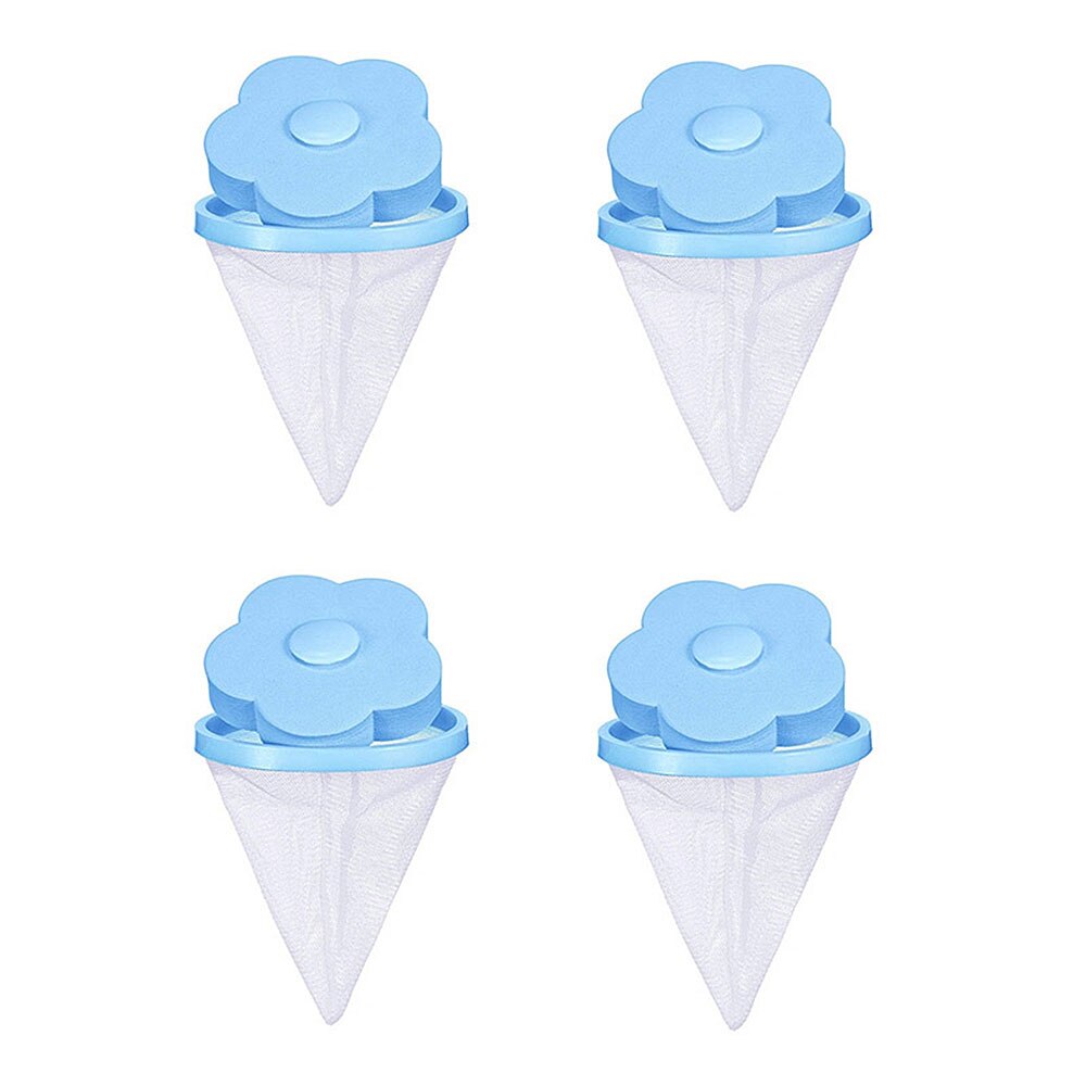 Bolas de lavandería para recolector de pelusas, accesorios para lavadora, quita pelusas de mascotas, quita pelos, quita pelusas para ropadetergente lavadorafunda lavadorarecogedor de pelusa lavadoraatrapa pelos lavador: 4PCS blue