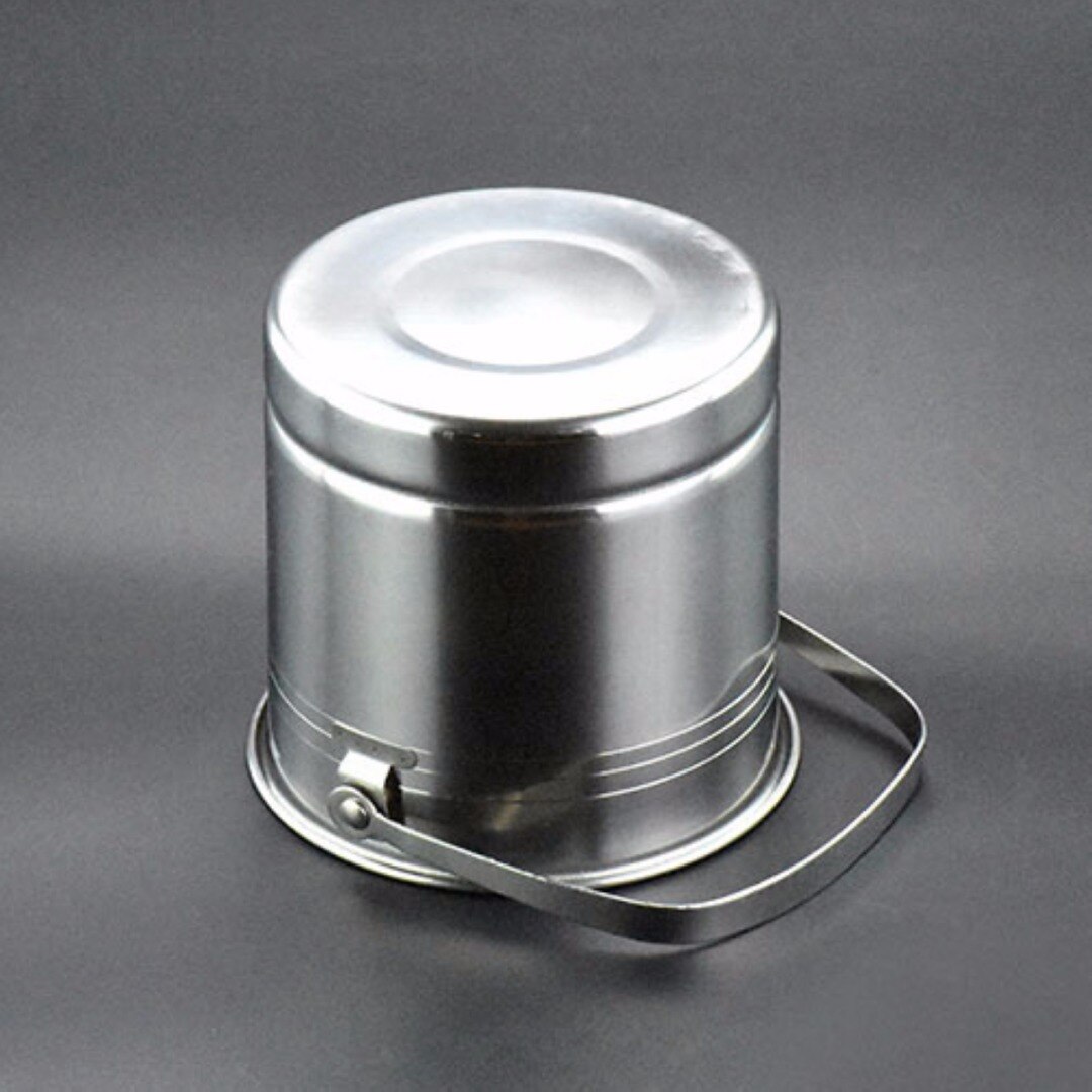1L Bar Ijsemmer Rvs Champagne Emmer Wijn Emmer Vat Container met Deksel en Tweezer voor Club Bar Benodigdheden