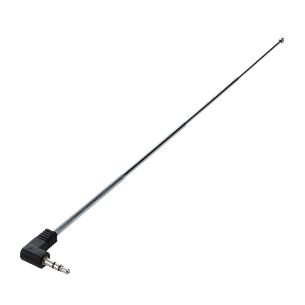 Antena de rádio fm de 3.5 polegadas, 4 unidades, metal telefone celular multi propósito 8.8mm