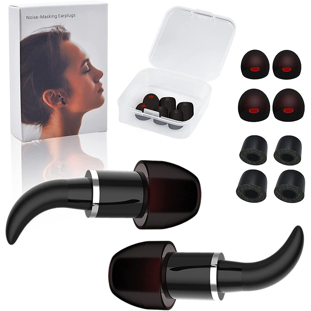 Ear Plugs for Sleeping Noise Cancelling, Noise Reduction Earplugs Hearing Protection Silicone Ear Plug Sound Blocking Earplugs: Default Title