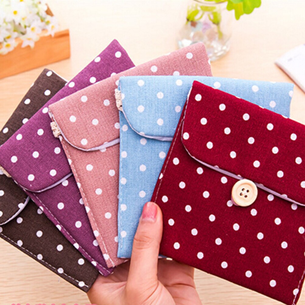 1 Pza de para la higiene femenina Paquete de compresas sanitarias para niñas estuche para niñas bolsa de almacenamiento pequeño