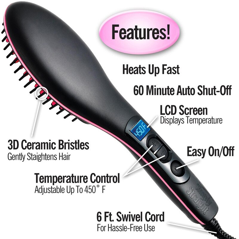 Borstel Föhn Multifunctionele Droog Professionele Stijltang Kam Styling Tools Föhn Borstel 110V-240V SU409