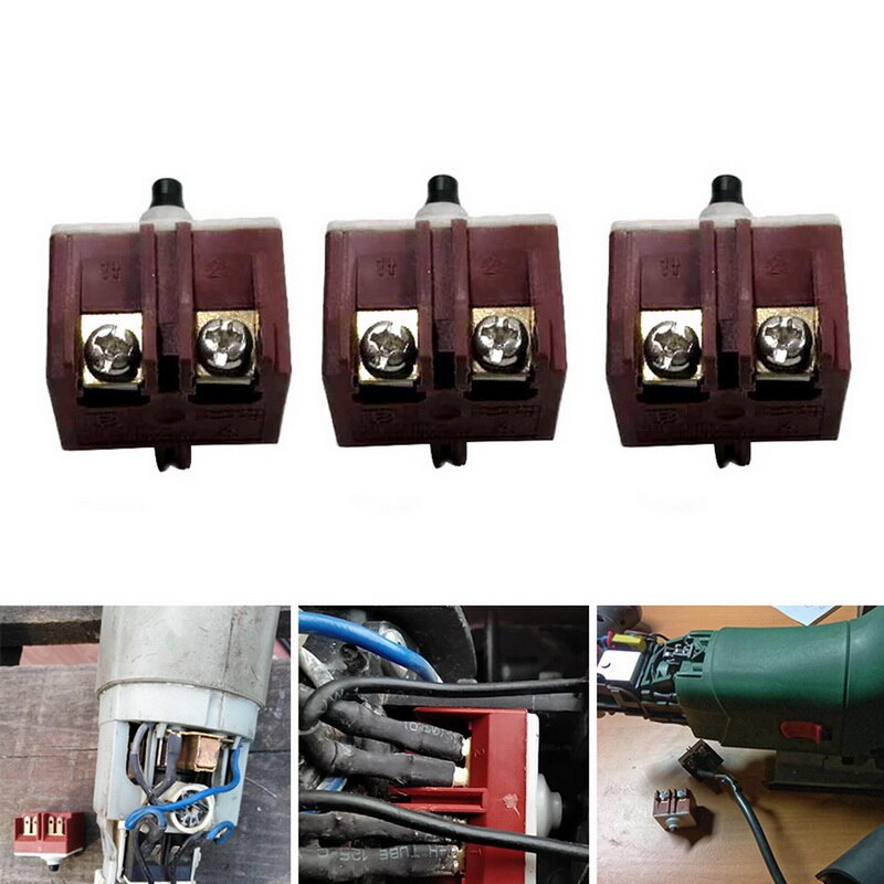 Haakse slijper  fa2-5/2w 250v 5a 125 vac /10a momentary dpst geen schakelaar voor bosch 6-100 gws 6/8-100 s1m-ff03-100a tws 6600