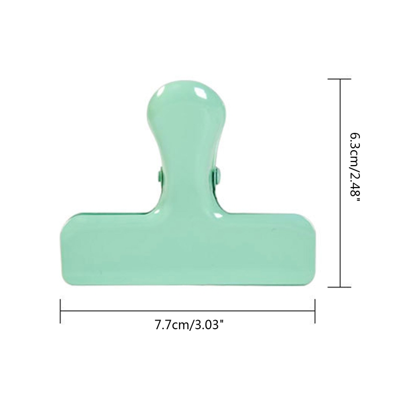Pince à papier en acier inoxydable, grande pince à papier taureau, charnière colorée, Clips de fichiers, fournitures de bureau pour reçu, Document, sac alimentaire HX6A