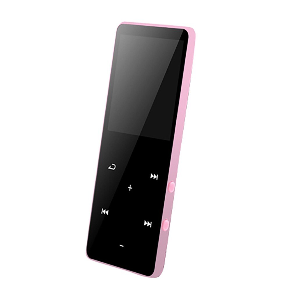 CARPRIE Mini Bluetooth Mp3 Mp4 Player 4gb With Fm Media Touch Key Sport Music Speakers mp3 bluetooth radio fm usb: Pink
