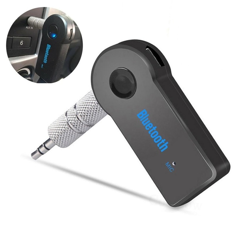 Draadloze Bluetooth Auto Ontvanger Adapter 3.5Mm Jack Audio Zender Handsfree Telefoontje Aux Muziek Ontvanger Voor Thuis Tv MP3