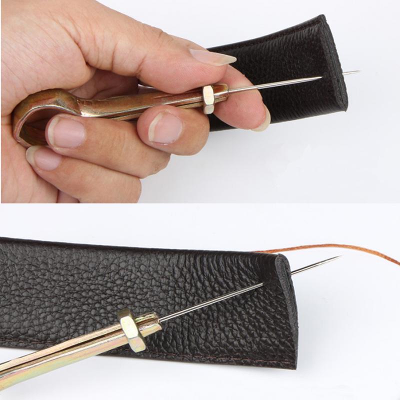 22 nåle lærred læder sy sy håndtag søm til sko reparation til læder arbejder læderfag værktøj