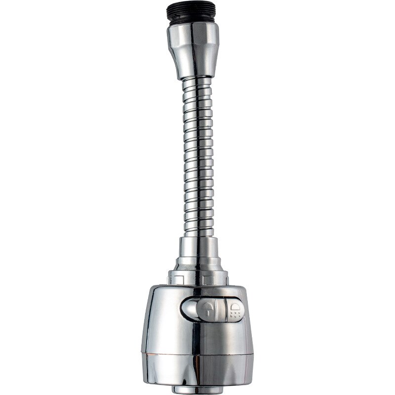Grifo aireador de cocina 2/3 modos ajustable filtro de agua difusor ahorro de agua boquilla para grifo conector alargado: Long C