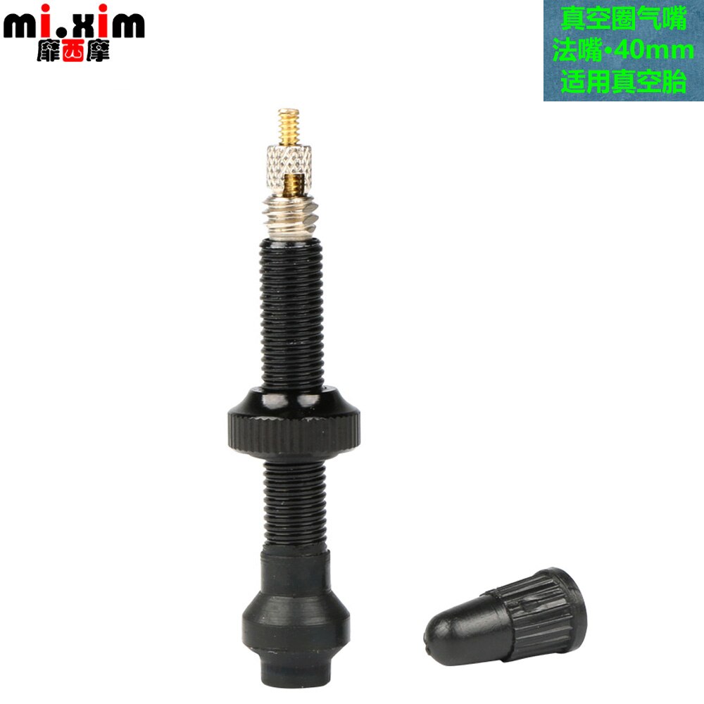 Valvole Tubeless AirFlow Presta in alluminio 44mm - Per MTB, Gravel e Valvole Tubeless AirFlow Presta in alluminio 44mm - Per MTB, Gravel e