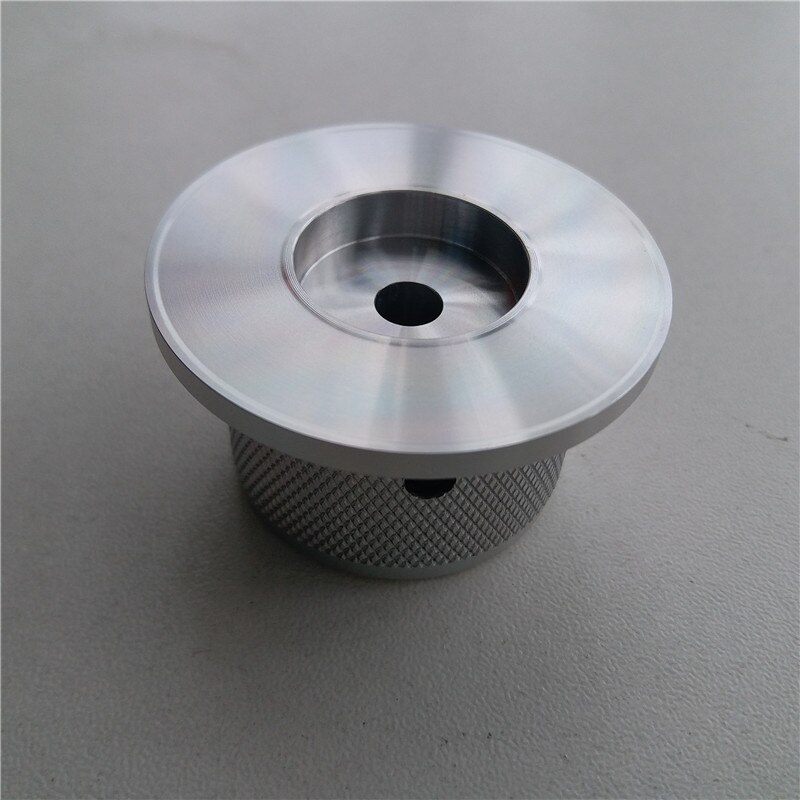 1 sztuk aluminiowa gałka pokrętło potencjometru 44*25*6mm pokrętło radełkowane złoty srebrny potencjometr czapka kapturek przełącznika wzmacniacz piekarnik pokrętło głośności