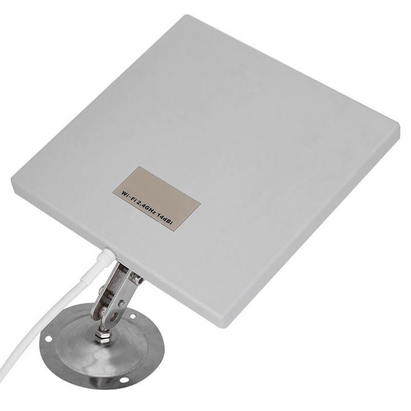 WiFi Router Extender Antenna Panel Aluminum Ultra thin 2.4Ghz High Gain 14 dbi Weatherproof Directional Flat Panel WIFI Antenna
