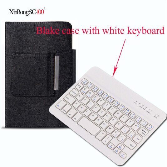 Til huawei mediapad  t3 10 ags -w09 ags -l09 honor play pad 9.6 tommer tablet aftagelig trådløst bluetooth tastatur pu cover cover: 10