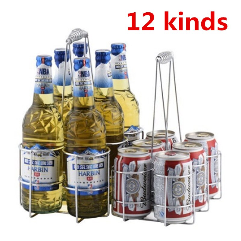 Stout ölställ korg ktv ölkorg ölställ grillställ bärbart stativ öluppfödare bbq bar vin ölflaskor plockare