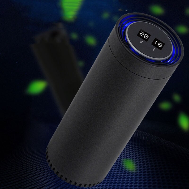 Plasma Cluster Deodorization Digital Temperature Air Purifier / Humidity Display Aroma Function Ionizer