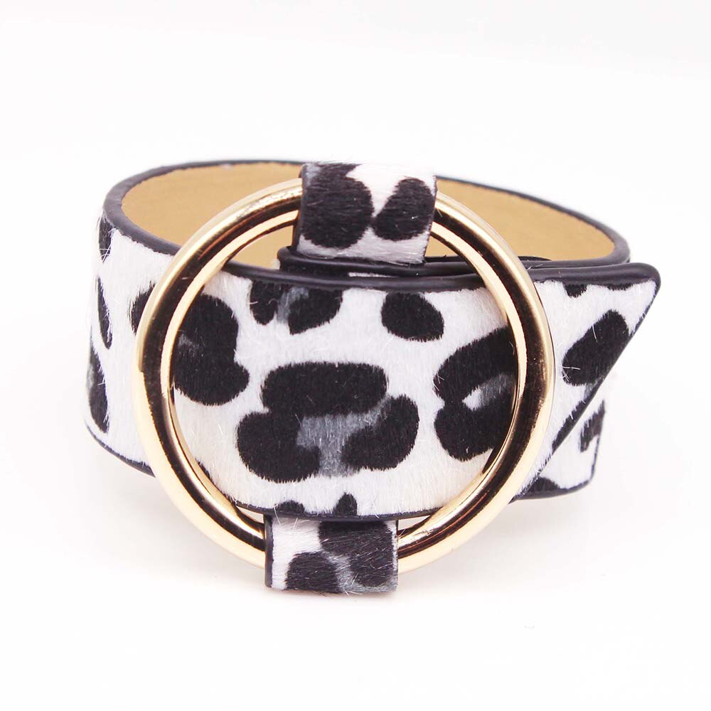 TOTABC Leopard Print Double Surround Leather Bracelets For Women Wrap Bracelet Femme Wristband Jewelry