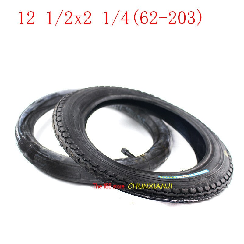 Plus récent 12 pouces tube pneu 12 1/2*2 1/4 (62-203) pneu pour de nombreux Scooters électriques à gaz pour ST1201 ST1202 e-bike 12 1/2x2 1/4