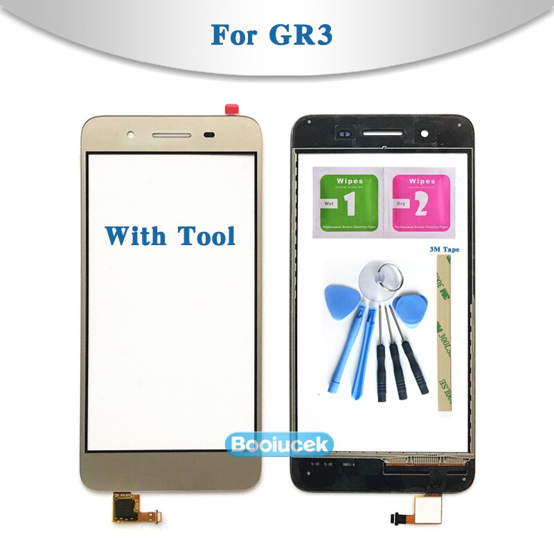 5,0 "Huawei disfrutar de 5S GR3 TAG-L21 TAG-L01 TAG-L03 TAG-L13 TAG-L22 Digitalizador de pantalla táctil Sensor de Lentes de vidrio exterior Panel
