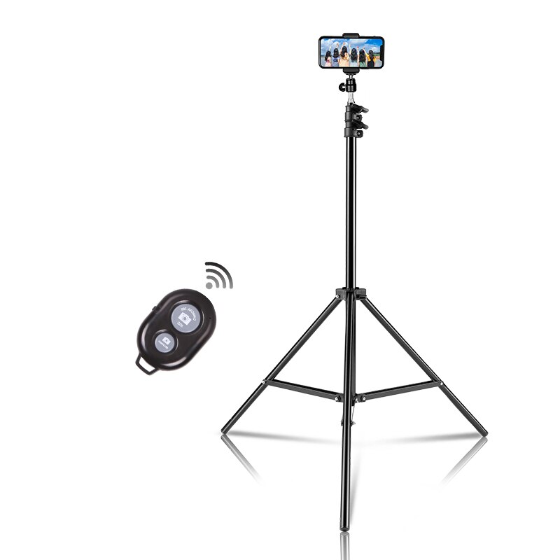 1/4 Screw Head Selfie Stick Tripod Extendable Tripod Stand with Bluetooth Remote for Digital Camera Phone Heavy Duty Aluminum