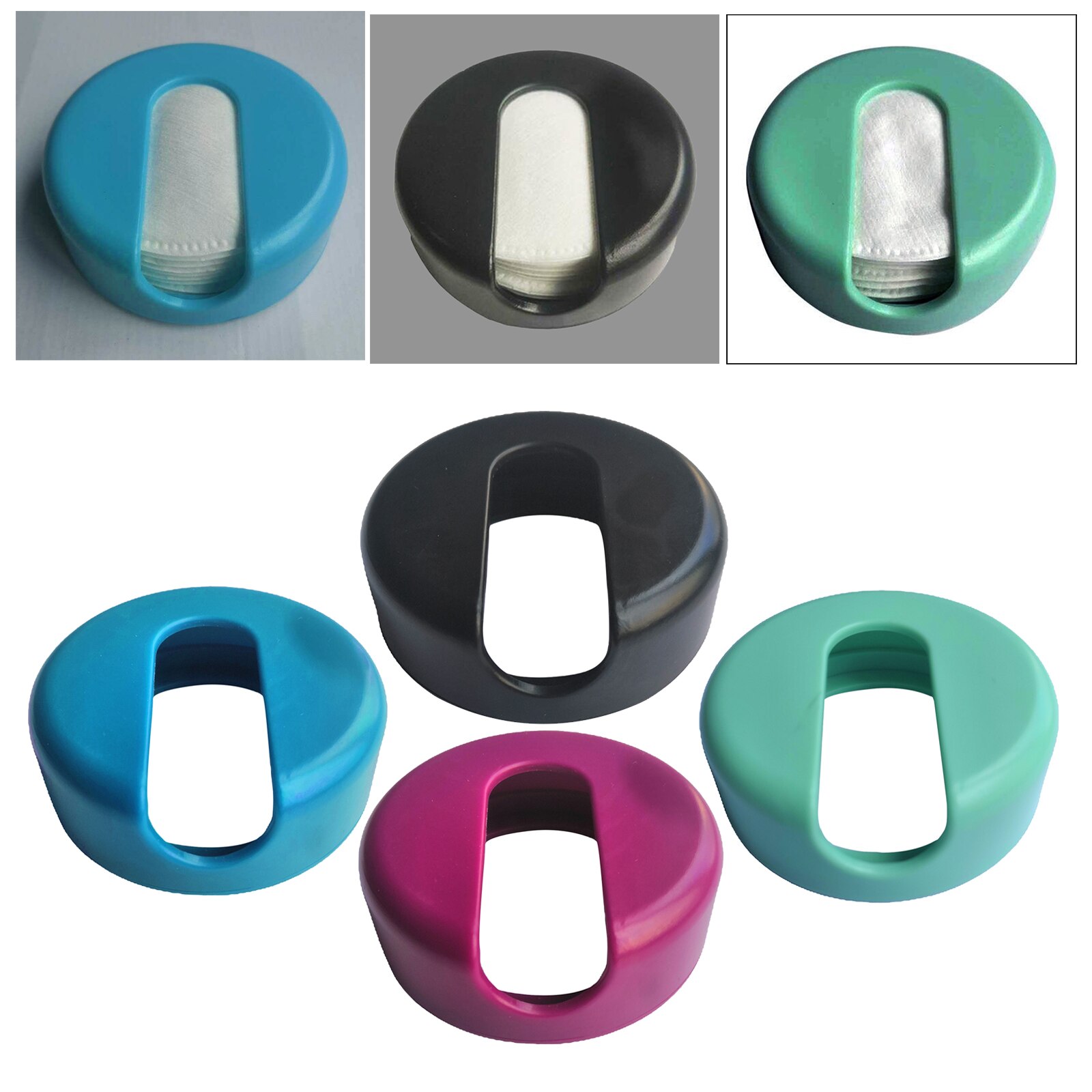 Cotton Pads Storage Holder Box, Plastic Cotton Pads Holder, Make Up Pads Holder Organizers Containers