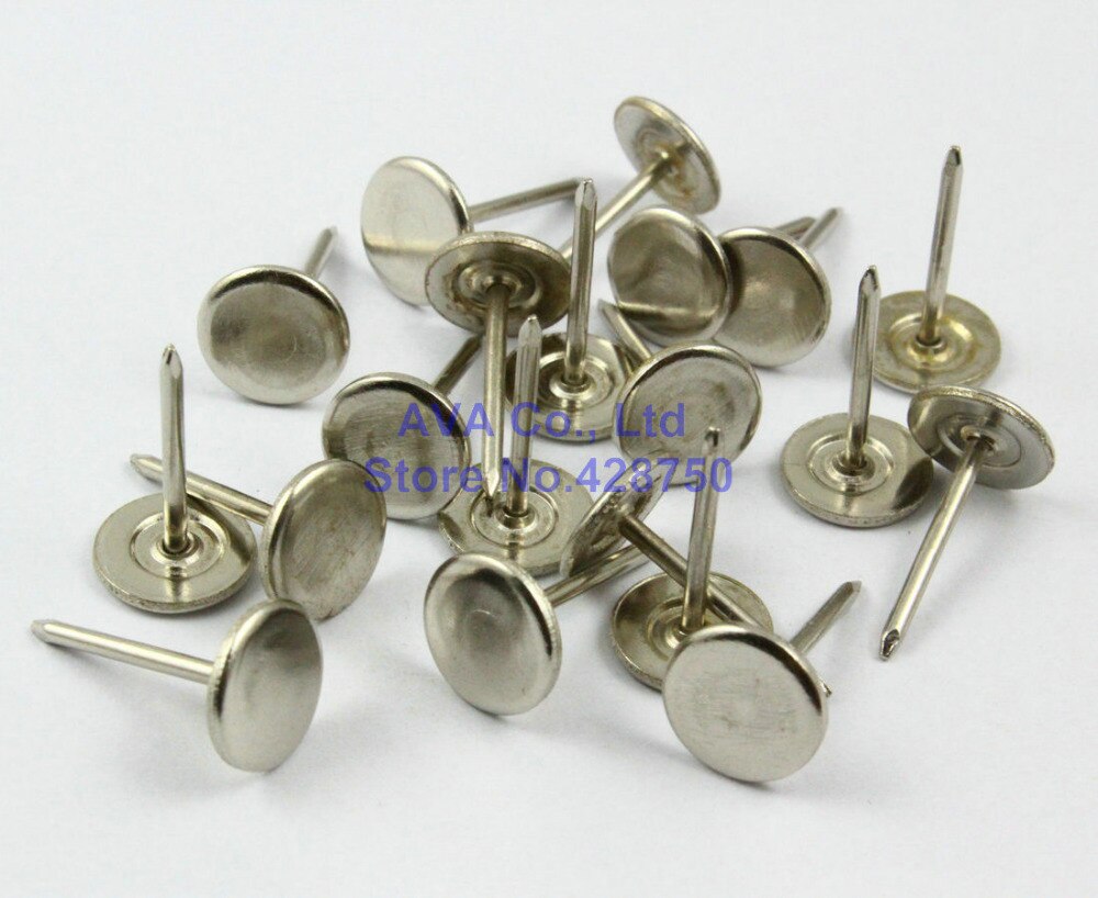 200 Pieces 11*17mm Silver Upholstery Tacks Nails