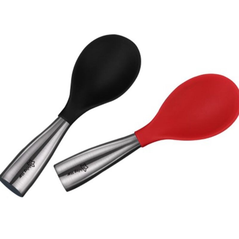 Roestvrij Staal Rijst Lepel Huishoudelijke Verdikte Silicagel Dining Lepel Kantine Lepel Hotel Lepel Staal Rijst Lepel
