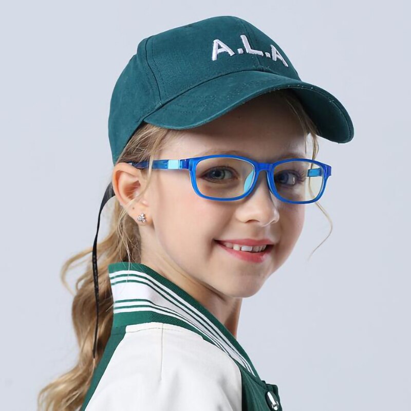 Ggovo Siliconen Frame Anti Blauw Licht Leesbril Voor Jongens En Meisjes Optische Brillen Kan Worden Uitgerust Met Bijziendheid Lenzen